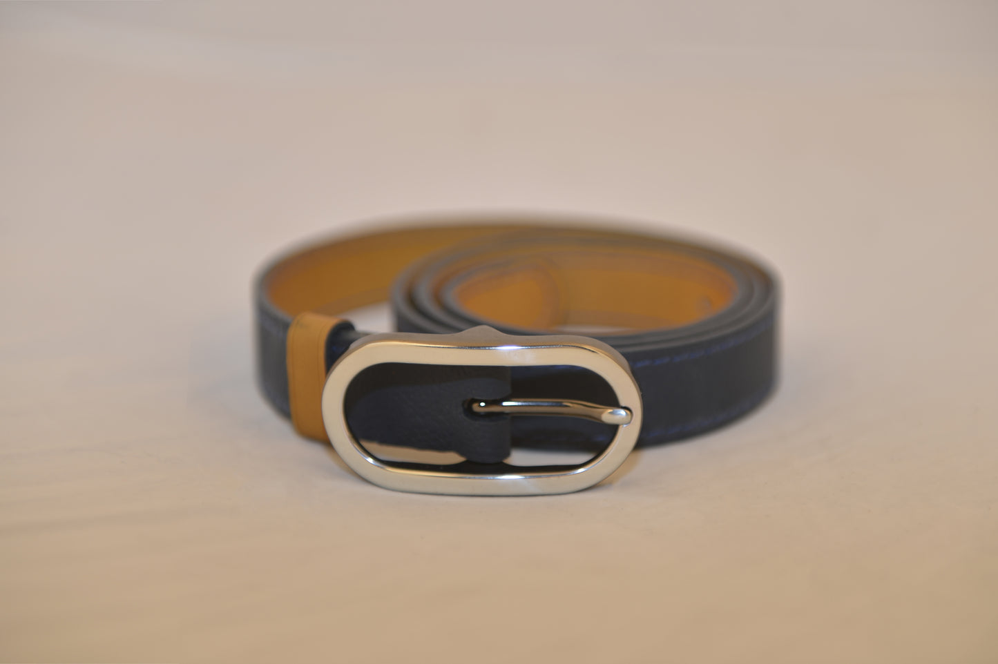 Ceinture grainé Bleu