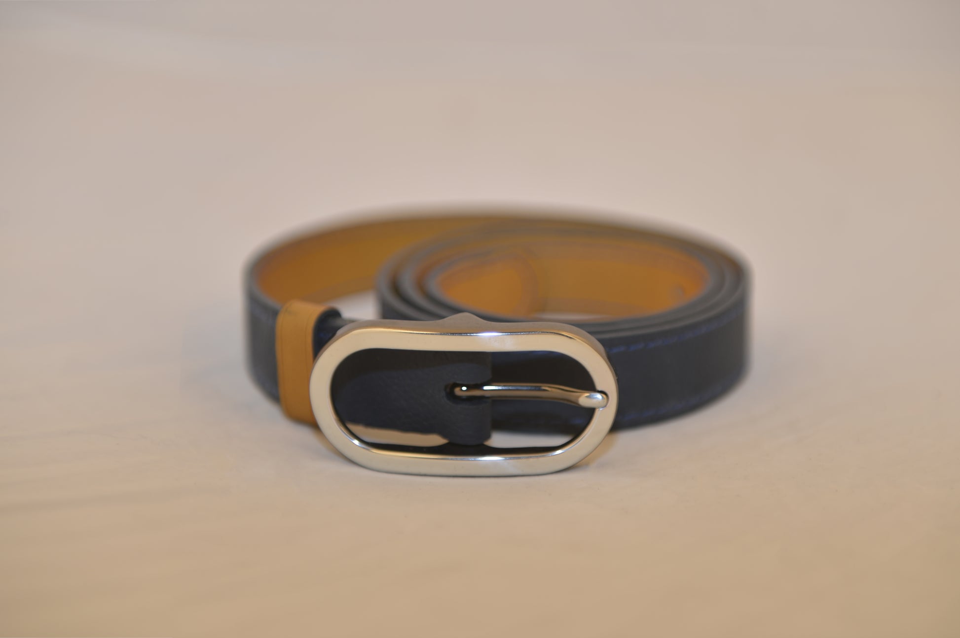 Ceinture grainé Bleu