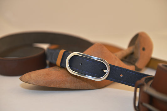 ceinture grainé Bleu